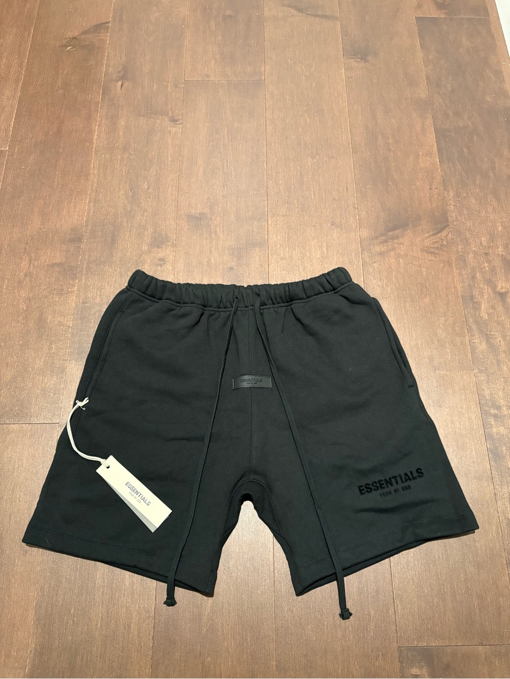 Fear of God ESSENTIALS Black Athletic Sweatshorts